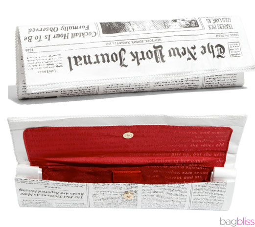 Newspaper clutch 2024 kate spade